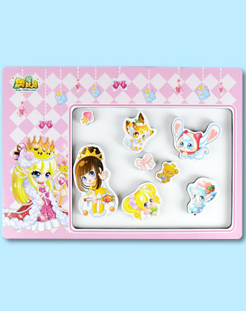 奥比岛冰箱贴拼图