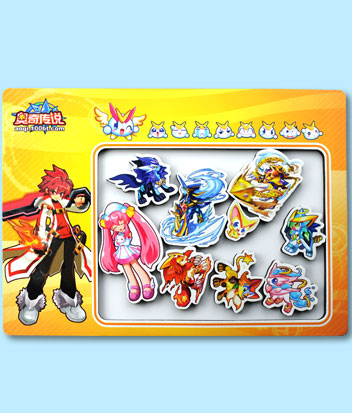 奥奇传说冰箱贴拼图