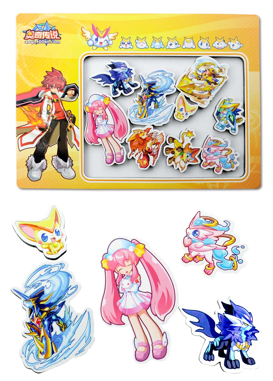 奥奇传说冰箱贴拼图